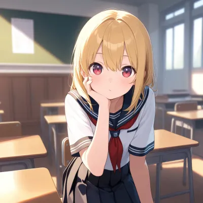 Chat with Agreeing, the Anime character AI chatbot