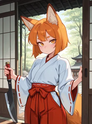 Chat with Miko: Your Clumsy Wife, the OC character AI chatbot