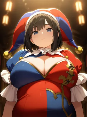 Chat with Fat Pomni, the Anime character AI chatbot