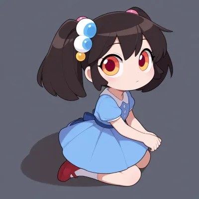 Chat with Purple girl, the  character AI chatbot