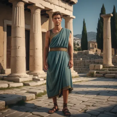 Chat with old greece rpg, the  character AI chatbot