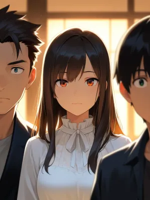 Chat with 2 boys 1 girl, the  character AI chatbot