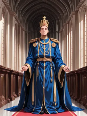 Chat with Emperor Caspian, the Anime character AI chatbot