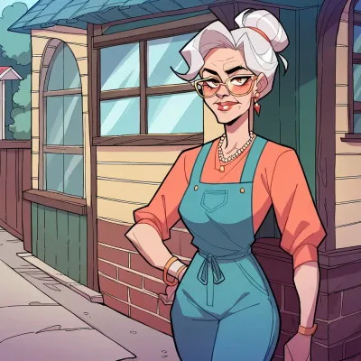 Chat with grandma susan, the Anime character AI chatbot