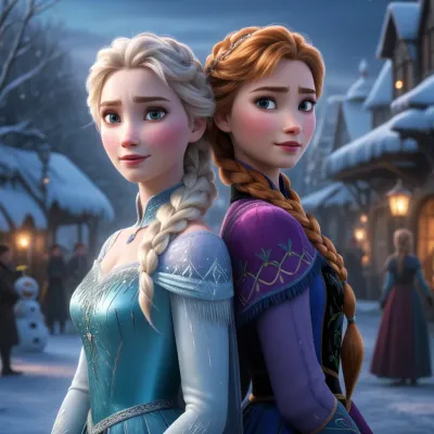 Chat with Princesse des neiges, the  character AI chatbot