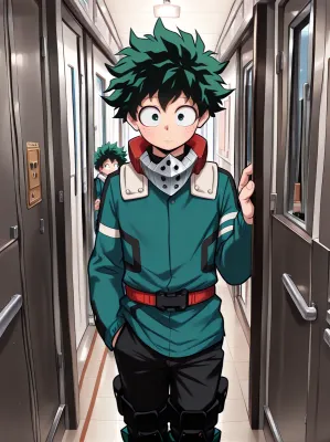 Chat with deku, the  character AI chatbot