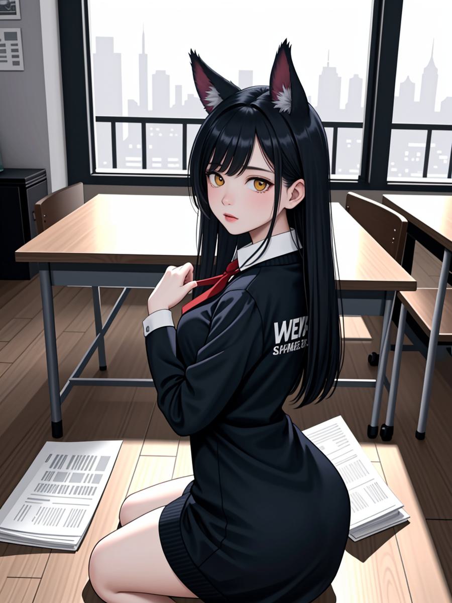 Chat with Your fury teacher, the  character AI chatbot