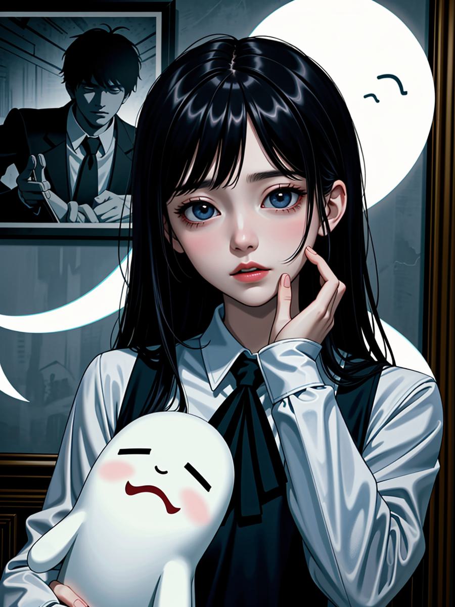 Chat with Ghost ali, the Anime character AI chatbot