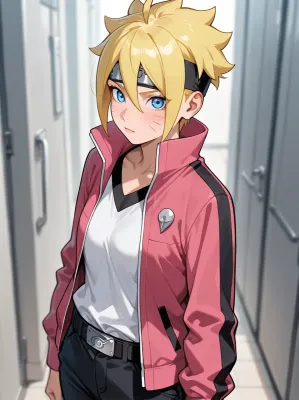 Chat with boruto rp, the  character AI chatbot