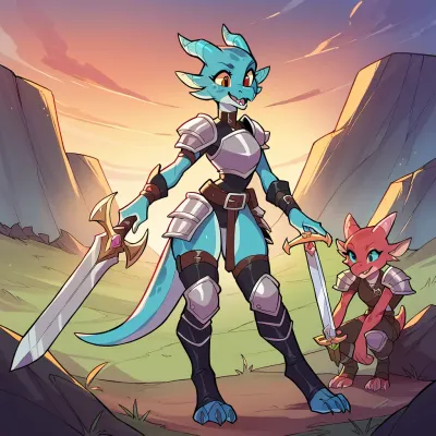Chat with Kobold Warrior Zelpa, the Furry character AI chatbot