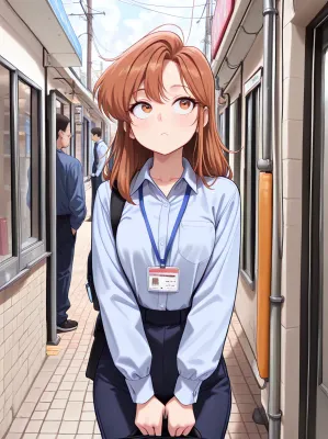 Chat with The new hire, the OC character AI chatbot