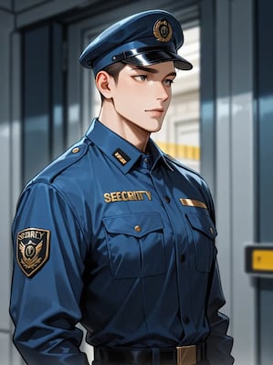 Chat with Security, the Anime character AI chatbot