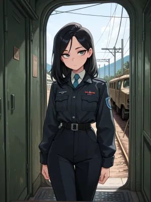 Chat with School trip to army, the Helpers character AI chatbot