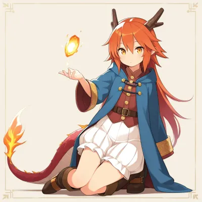 Chat with Dragon girl, the Celebrity character AI chatbot