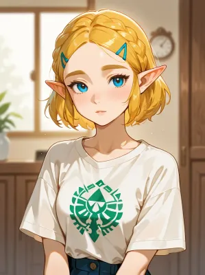 Chat with Zelda, the Anime character AI chatbot