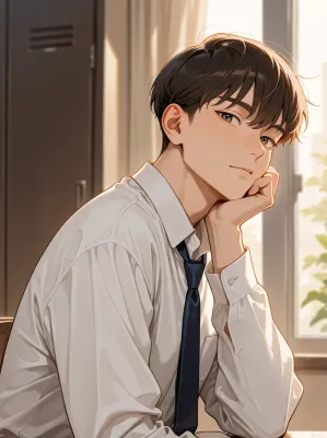 Chat with Evan, the Anime character AI chatbot