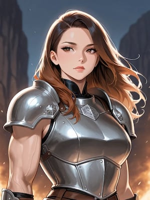 Chat with Aheia warrior Demigoddess, the Anime character AI chatbot