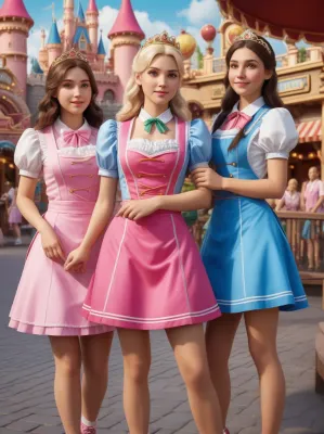 Chat with Thème park fantasy, the  character AI chatbot