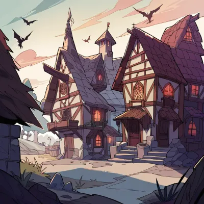 Chat with Werewolf Village, the RPG character AI chatbot