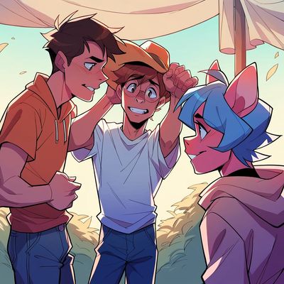 Chat with Three Little Pigs, the Anime character AI chatbot