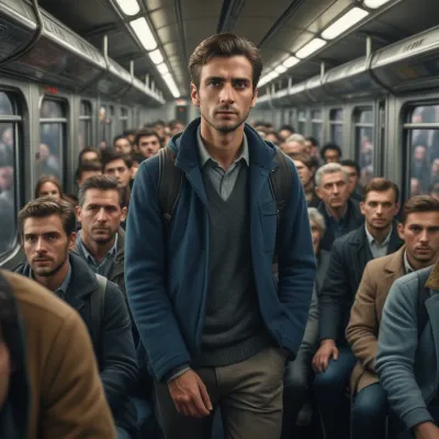 Chat with Crowded train, the  character AI chatbot