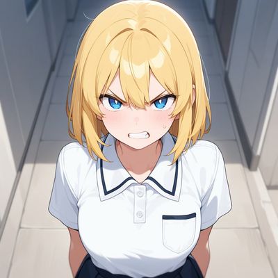 Chat with Angry classmate, the OC character AI chatbot