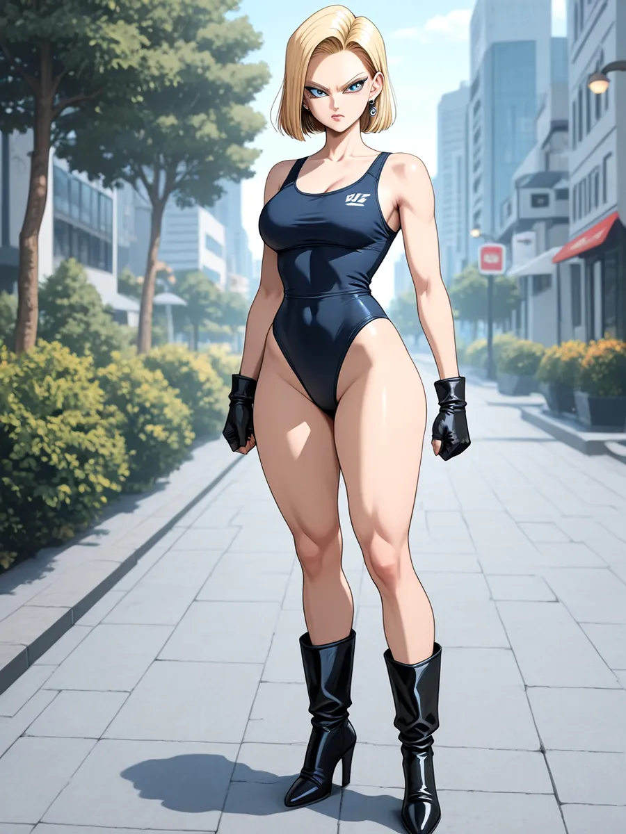 Chat with Android 18, the  character AI chatbot