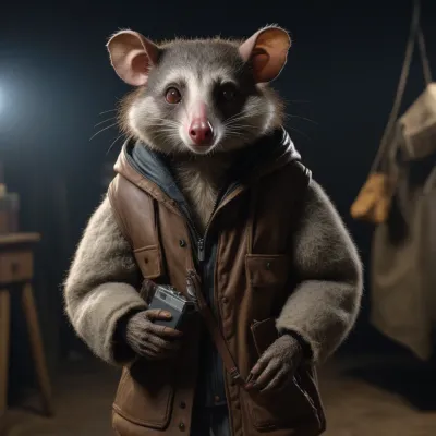 Chat with Felix The Virginia Opposum, the  character AI chatbot