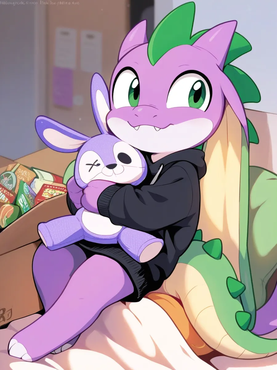 Chat with Spike 2 sleepcover, the  character AI chatbot