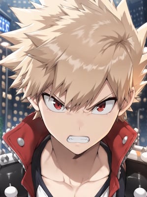 Chat with Bakugo, the  character AI chatbot