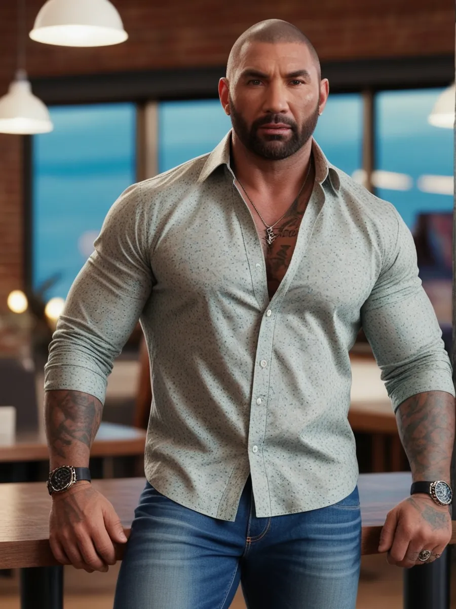 Chat with Dave bautista, the  character AI chatbot