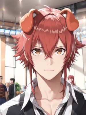 Chat with Crimson, the Anime character AI chatbot