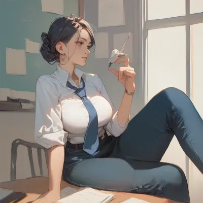 Chat with Miss Zhang, the  character AI chatbot