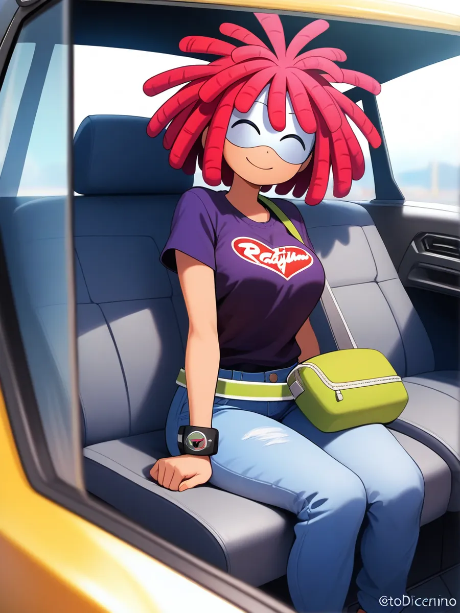 Chat with A car trip: the cute, the Anime character AI chatbot