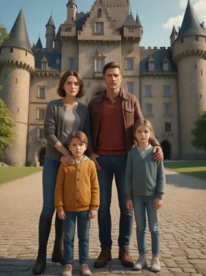 Chat with Magic Family, the Anime character AI chatbot