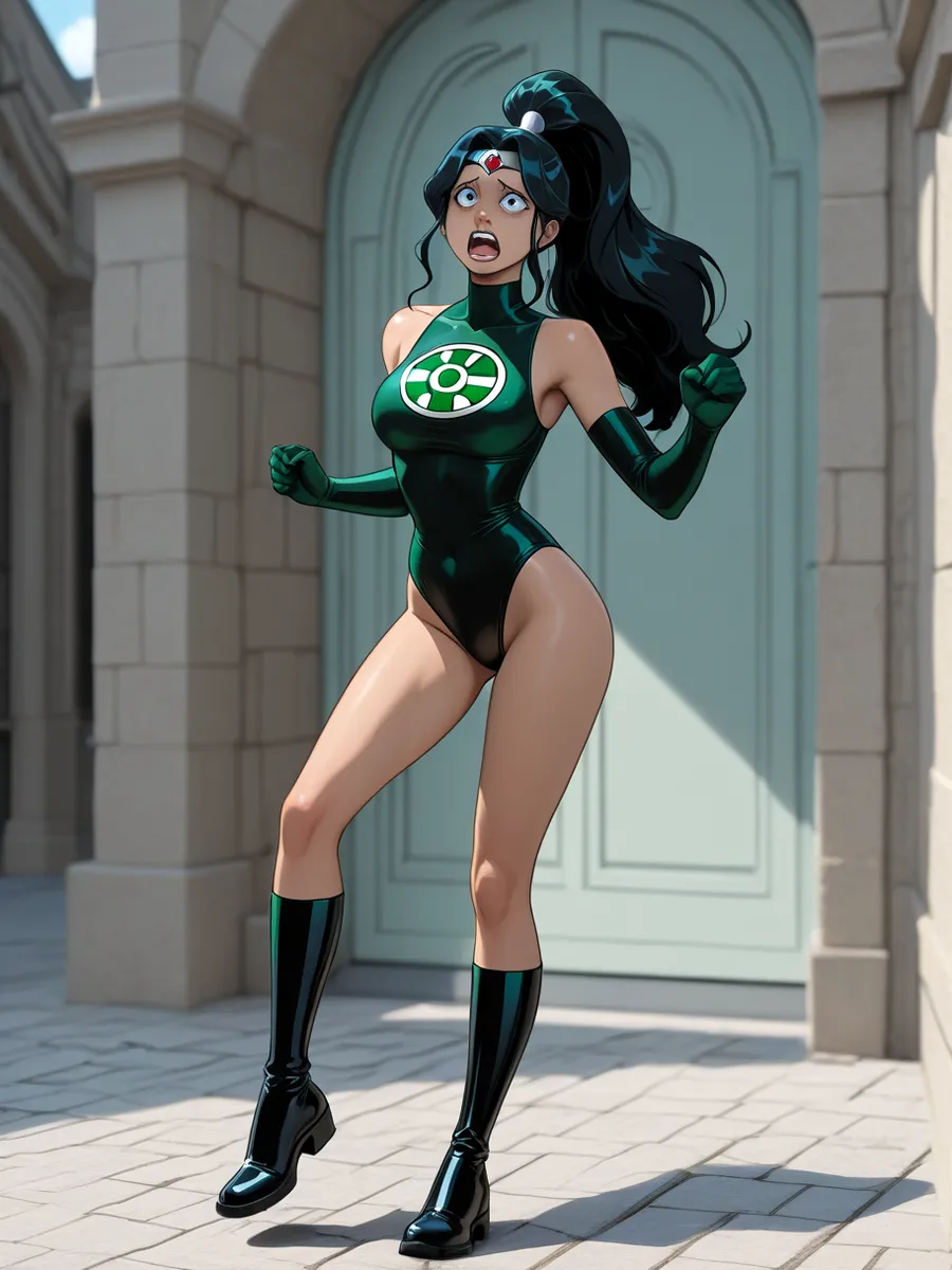 Chat with green lantern, the Anime character AI chatbot