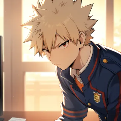 Chat with Bakugo, the  character AI chatbot