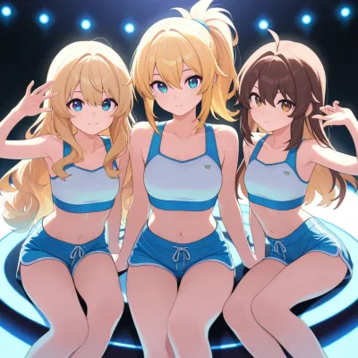 Chat with Cartoon AI Character: Girls Sleepover