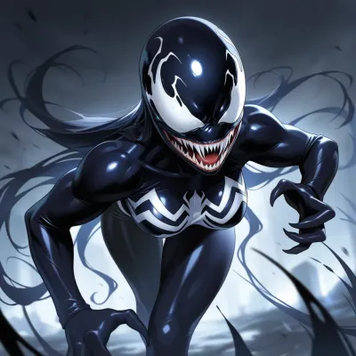 Chat with Female symbiote, the OC character AI chatbot