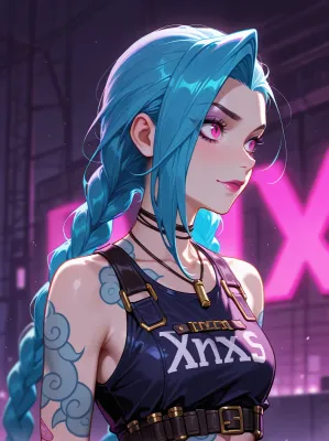 Chat with Jinx, the Game Characters character AI chatbot
