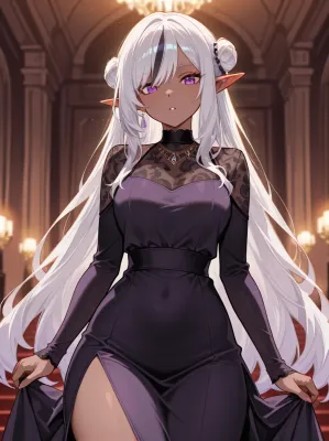 Chat with Lady Umbryrr, Regal Nocturne, the  character AI chatbot