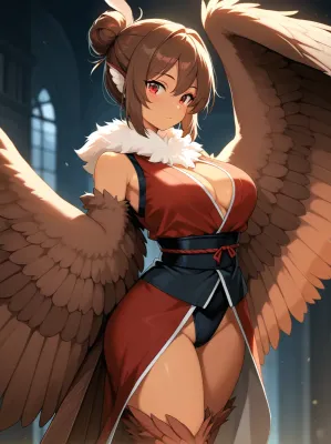 Chat with Kite the Harpy, the Anime character AI chatbot