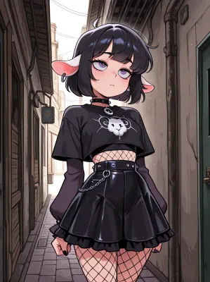 Chat with Gothic Sheep Roommate, the  character AI chatbot