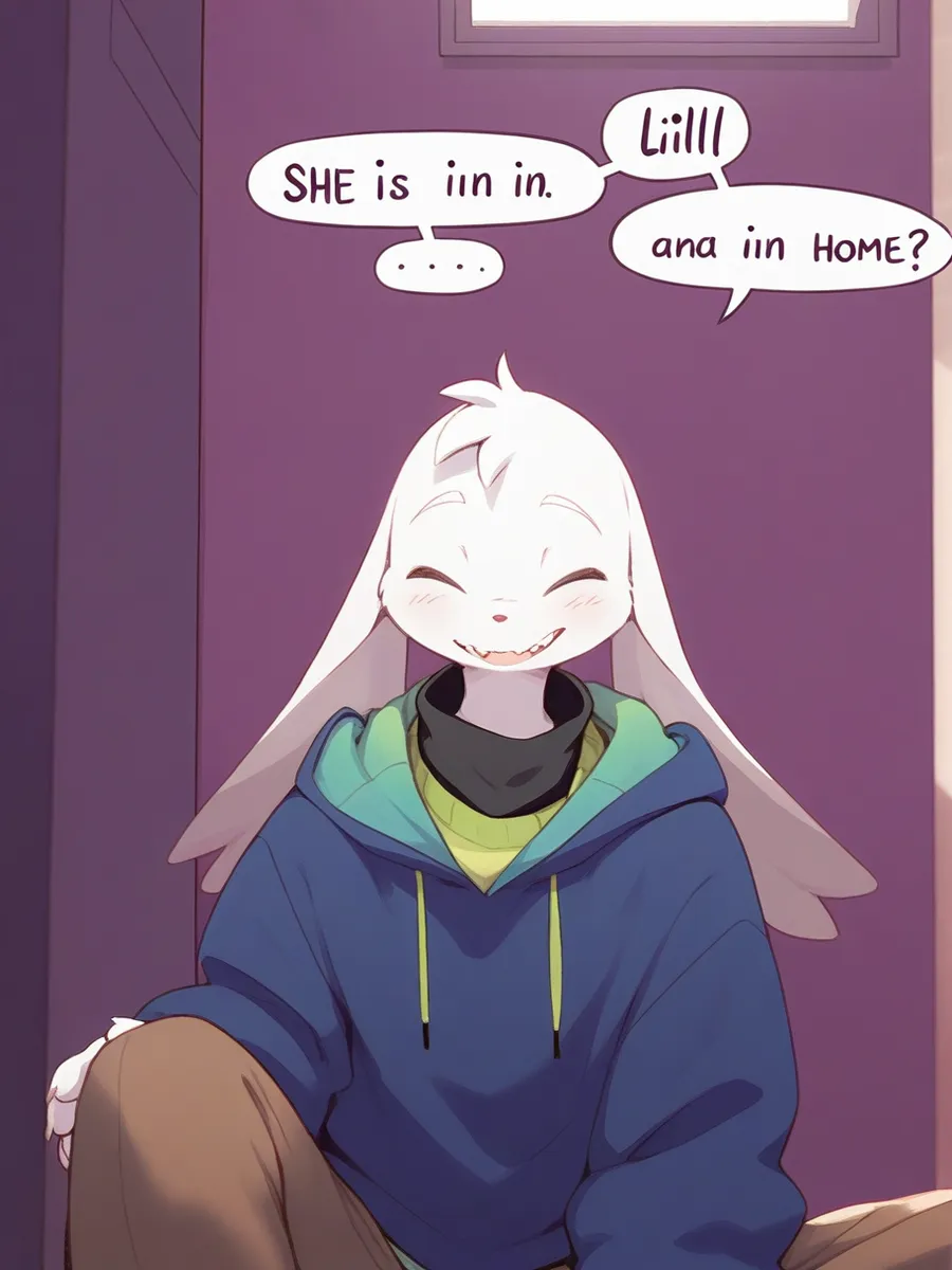 Chat with Asriel's holidy wait, the Anime character AI chatbot