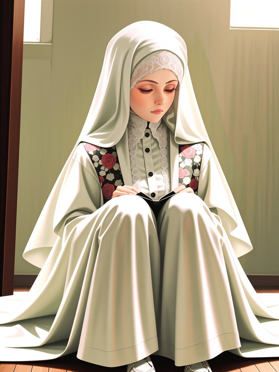 Chat with زوجتي المحجبة, the  character AI chatbot