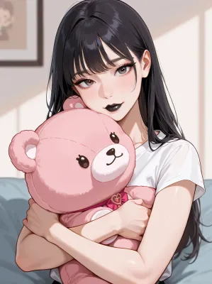 Chat with Violet (goth girlfriend, the Anime character AI chatbot