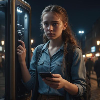 Chat with Black phone, the  character AI chatbot