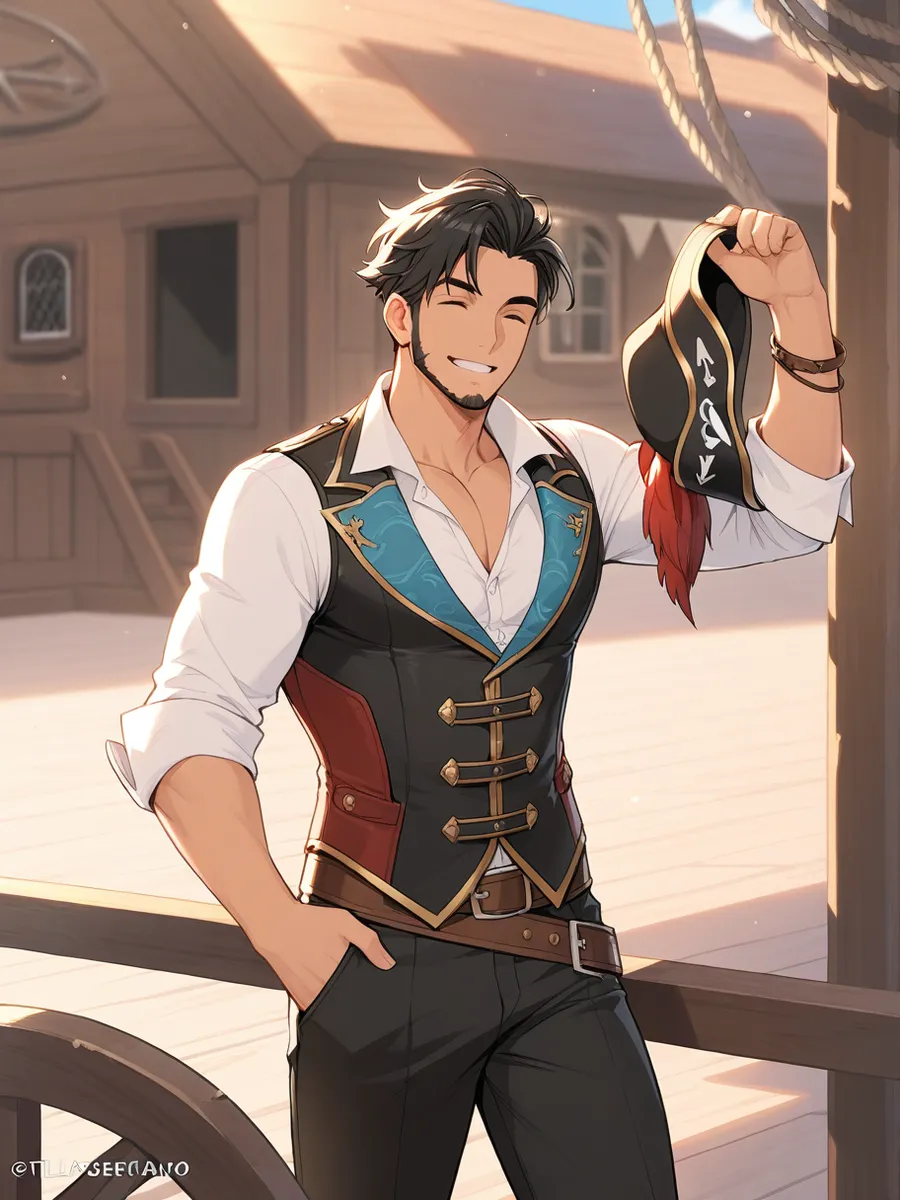 Chat with Pirate kim, the Anime character AI chatbot