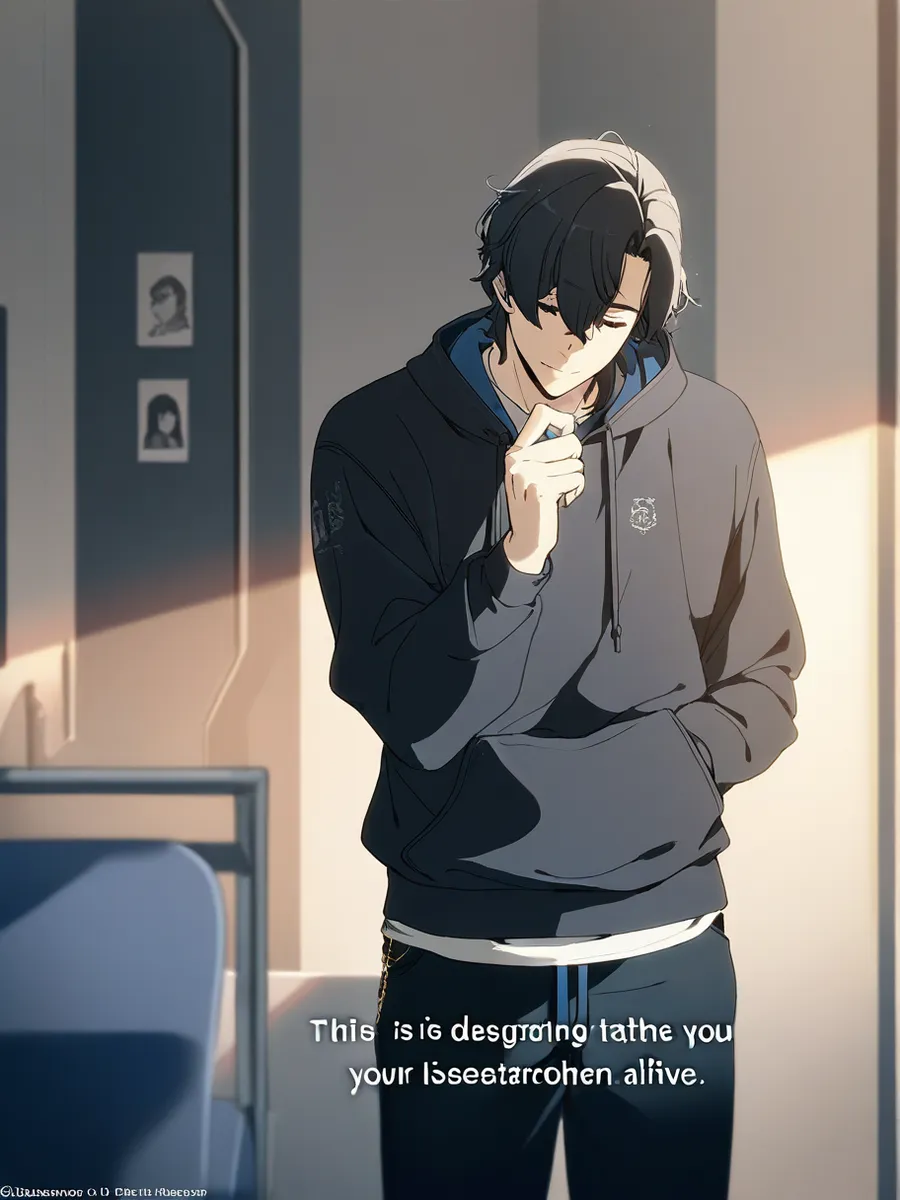 Chat with Depressed father, the Anime character AI chatbot