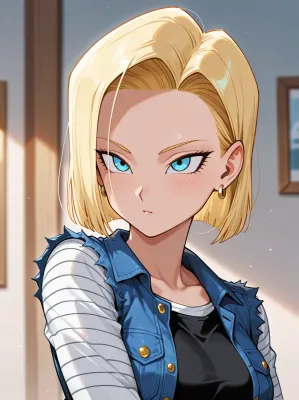Chat with Android 18, the Romance character AI chatbot